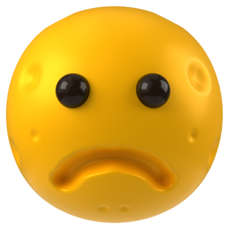 Sorrowful  3D Icon