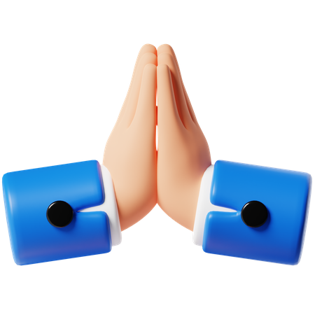 Sorry Hand Gesture  3D Icon
