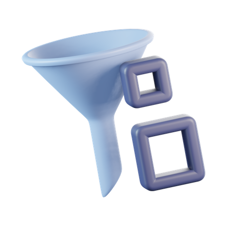 Sort Big to Small Ascending  3D Icon