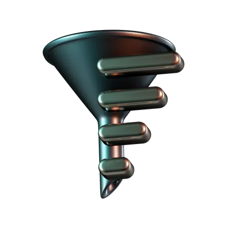 Sort Text Wide Short  3D Icon
