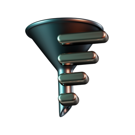 Sort Text Wide Short  3D Icon