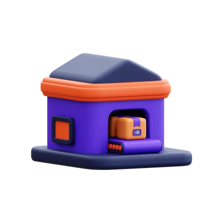 Sortierlager  3D Icon