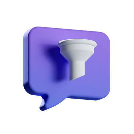 Sorting Chat  3D Icon
