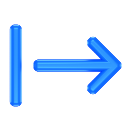 Sortir à droite  3D Icon