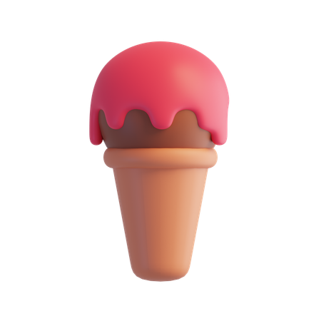 Sorvete  3D Icon