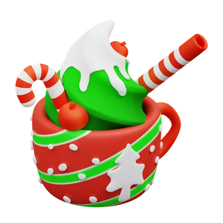 Sorvete de natal  3D Icon