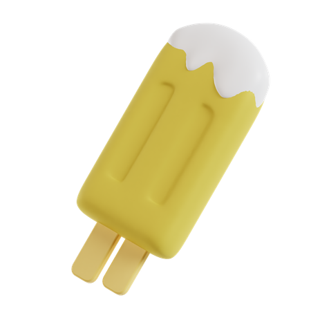 Palito duplo de sorvete  3D Icon