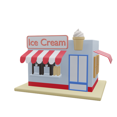 Sorveteria  3D Icon