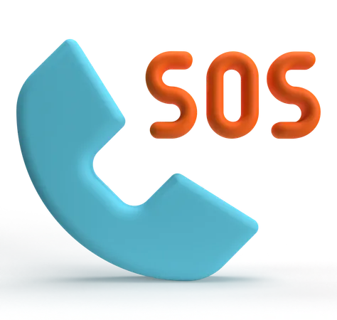 SOS  3D Icon