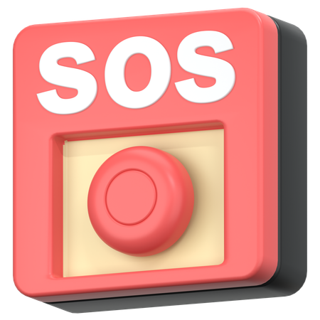 SOS  3D Icon