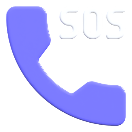 SOSコール  3D Icon