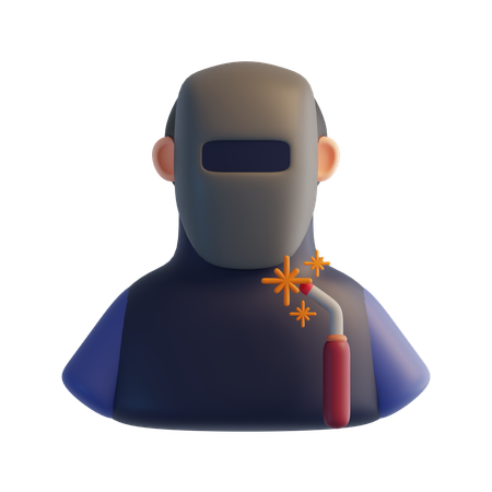 Soudeur  3D Icon