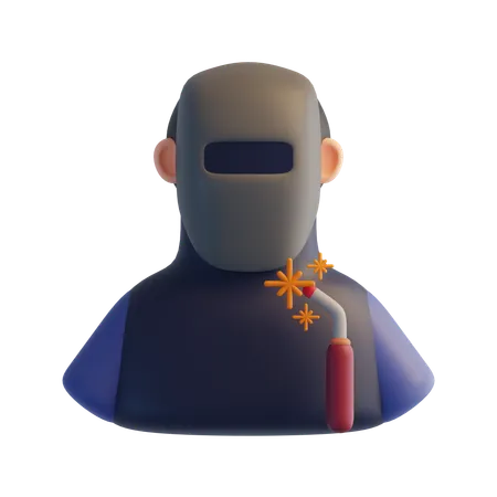 Soudeur  3D Icon