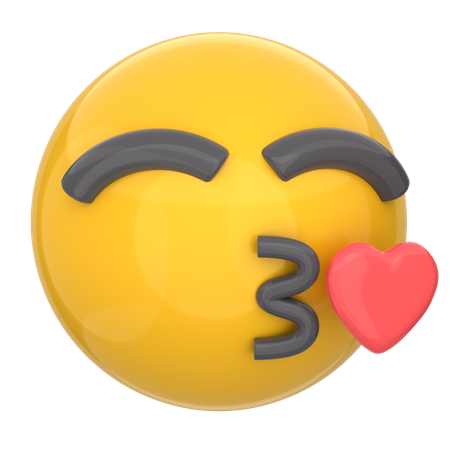 Envoyer un baiser  3D Icon