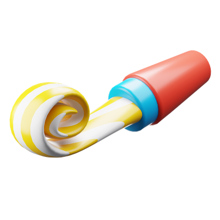 Souffleur de fête  3D Icon