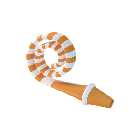 Souffleur de fête  3D Icon