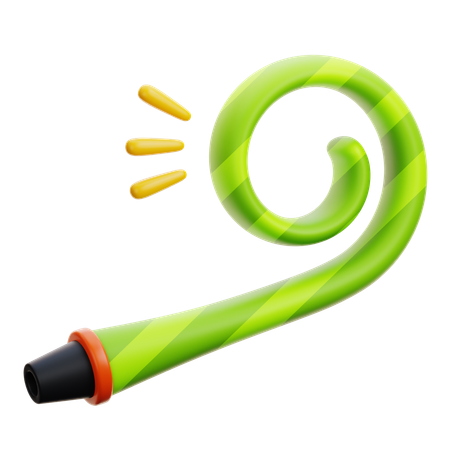 Souffleur de fête  3D Icon