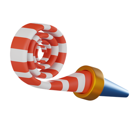 Souffleur de fête  3D Icon