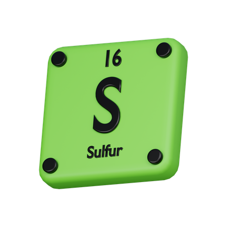 Soufre  3D Icon