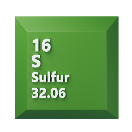 Soufre  3D Icon