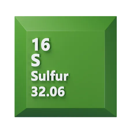 Soufre  3D Icon