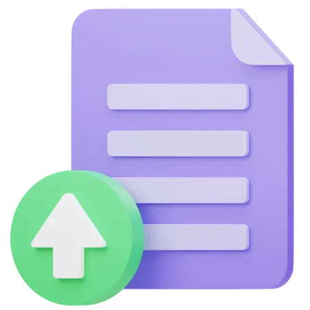 Soumettre un document  3D Icon