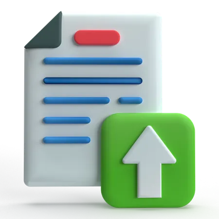 Soumettre un document  3D Icon