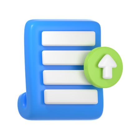 Soumettre un document  3D Icon