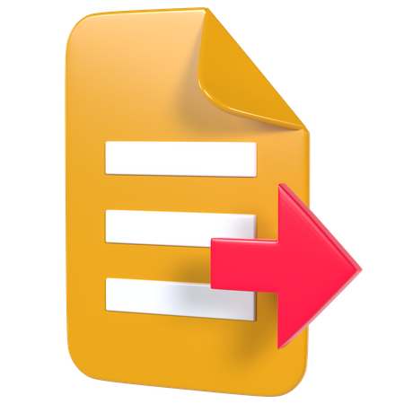 Soumettre un document  3D Icon