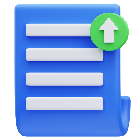 Soumettre un document  3D Icon