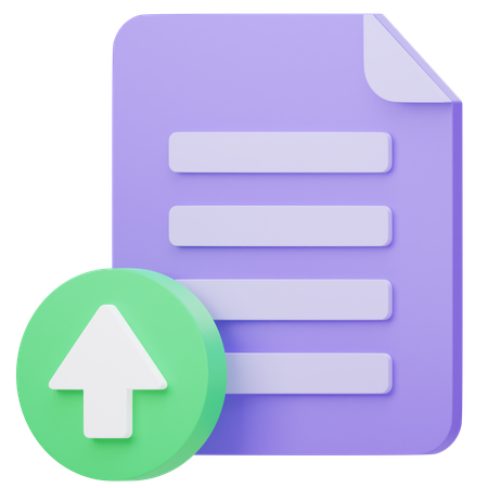 Soumettre un document  3D Icon