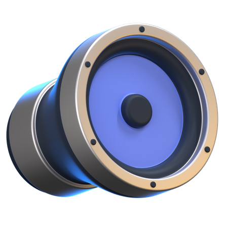 Sound  3D Icon