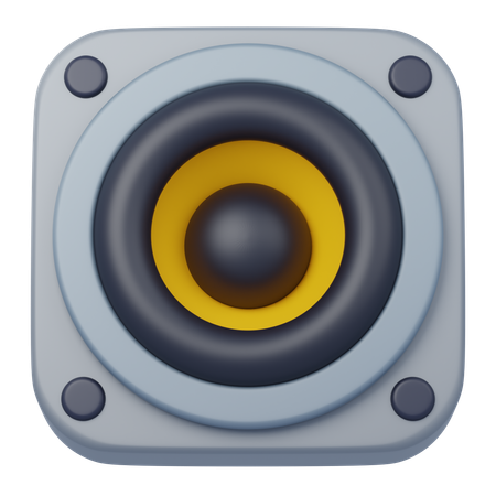 Sound  3D Icon