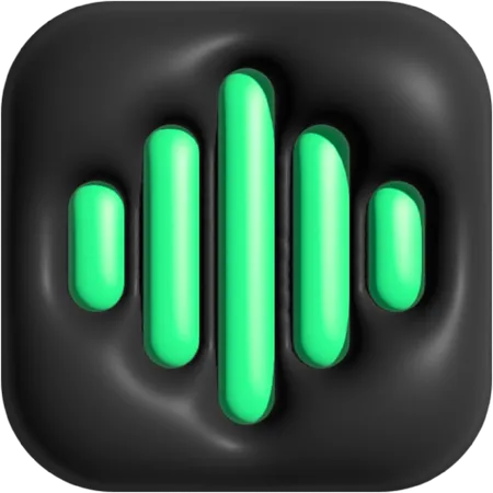 Sound  3D Icon