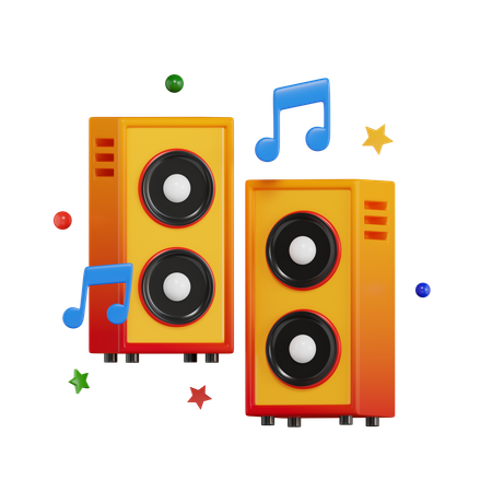 Sound  3D Icon