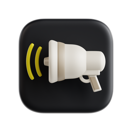 Sound  3D Icon