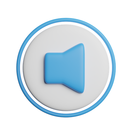 Sound  3D Icon