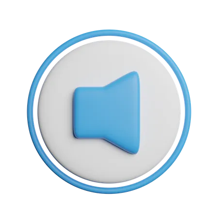 Sound  3D Icon