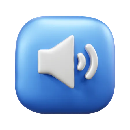 Sound  3D Icon