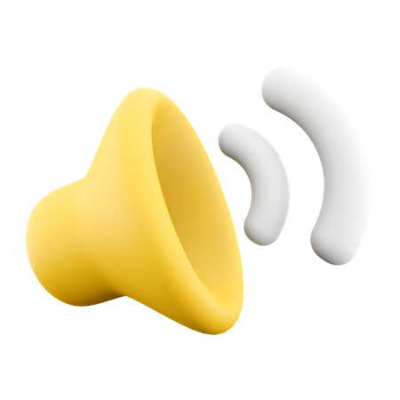 Sound  3D Icon