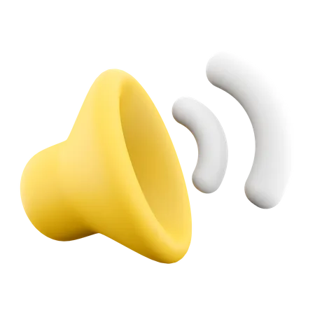 Sound  3D Icon