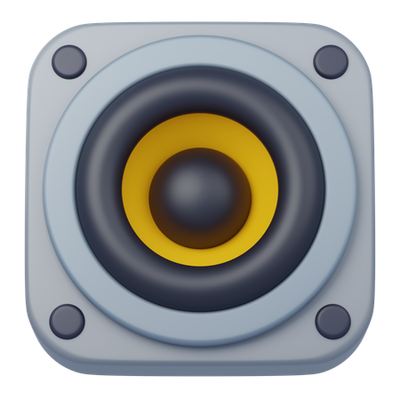 Sound  3D Icon