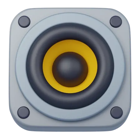 Sound  3D Icon