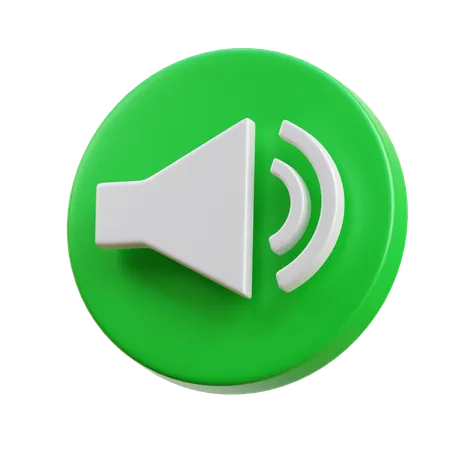 Sound  3D Icon