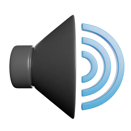 Sound  3D Icon