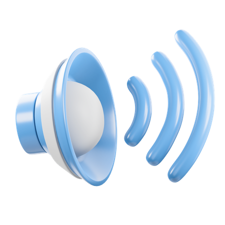 Sound  3D Icon