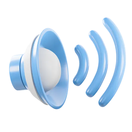 Sound  3D Icon