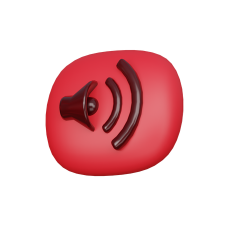 Sound  3D Icon