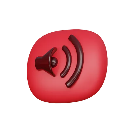 Sound  3D Icon