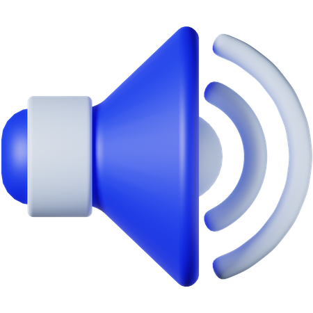 Sound  3D Icon